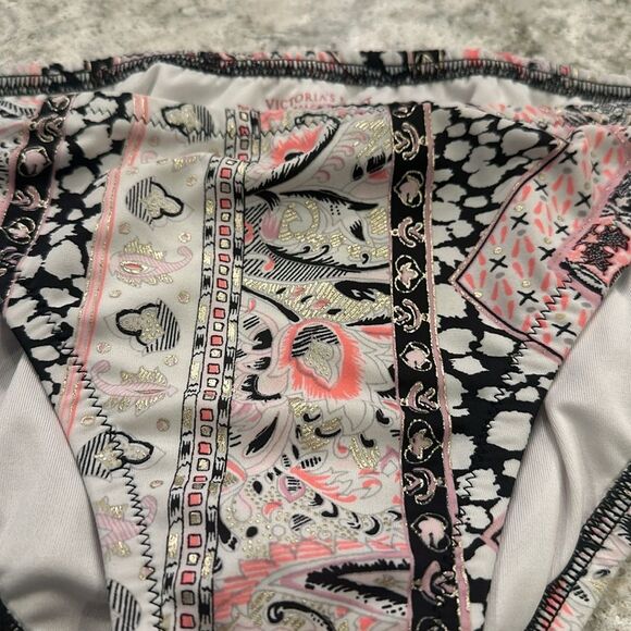 👙 Victoria’s Secret Strappy Cheeky Bikini Bottom – Size Large - Picture 2 of 6